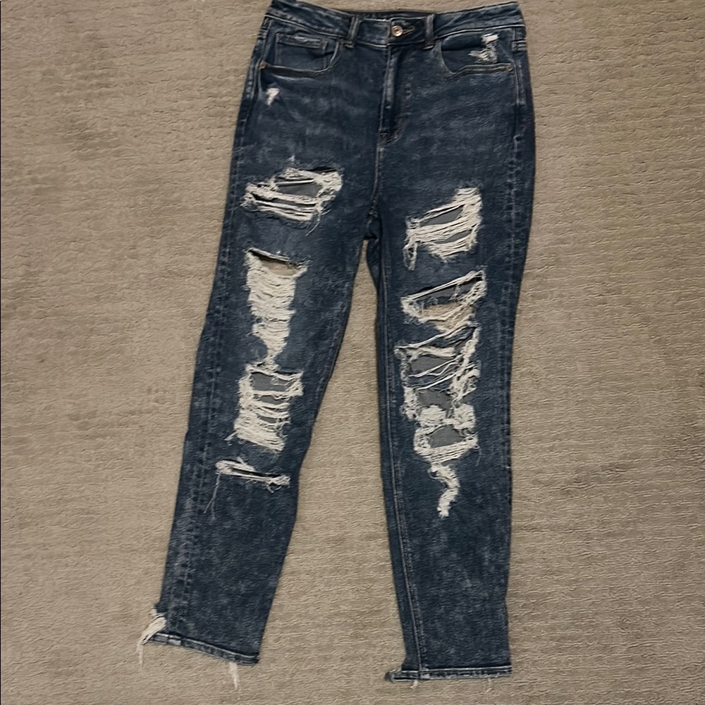 American Eagle Outfitters Black Straight Leg Jeans